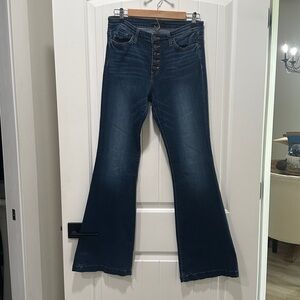 Flying Monkey Dark Blue Flare Jeans